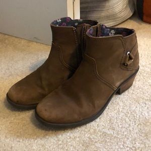 Brown Teva Ankle Boots